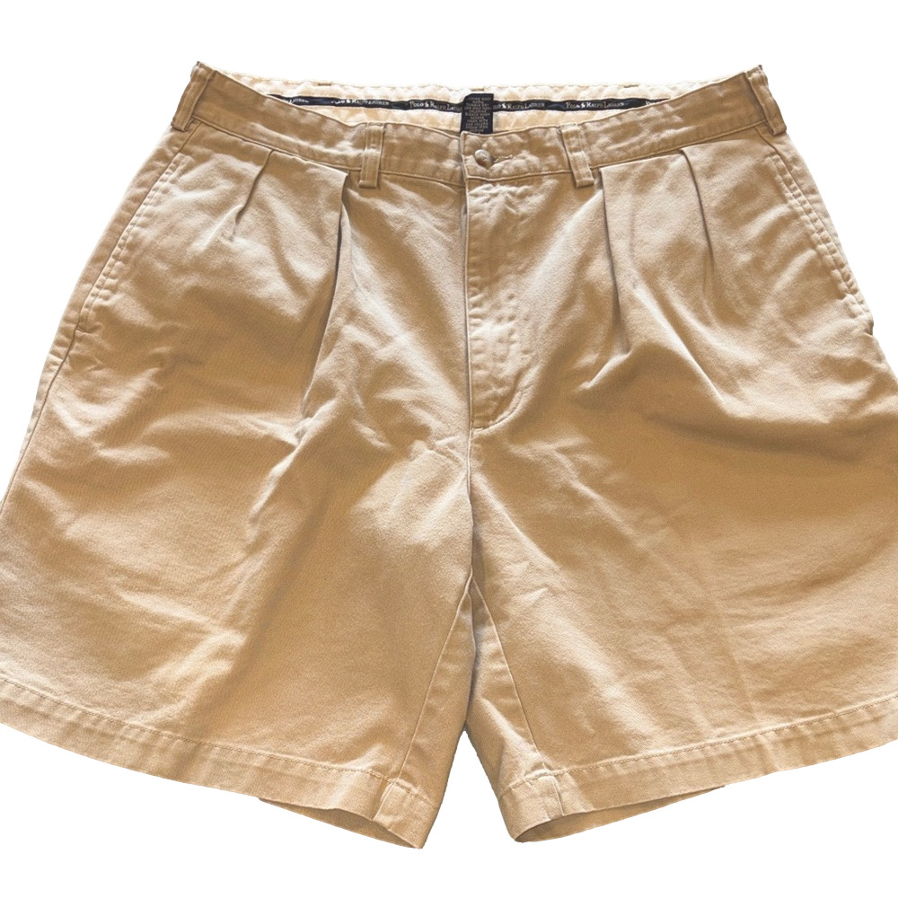 Polo Ralph Lauren Mens 35 Tan Chino Shorts